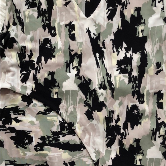 Hugo Boss Black and Gray Camouflage Blouse - Picture 7 of 8